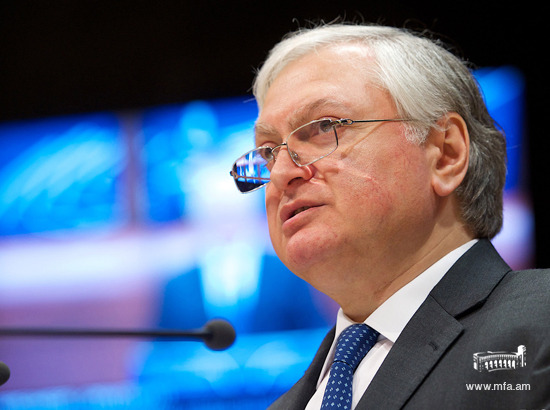 Comment of Foreign Minister of Armenia with regard to the statement by President of Germany on Centenary of the Armenian Genocide