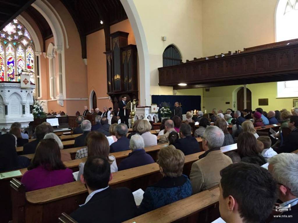 Հայոց ցեղասպանության 100-րդ տարելիցին նվիրված միջոցառում Իռլանդիայում