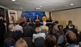 Armenia's Foreign Minister Edward Nalbandian's press conference on the Centennial of the Armenian Genocide at the US National Press Club