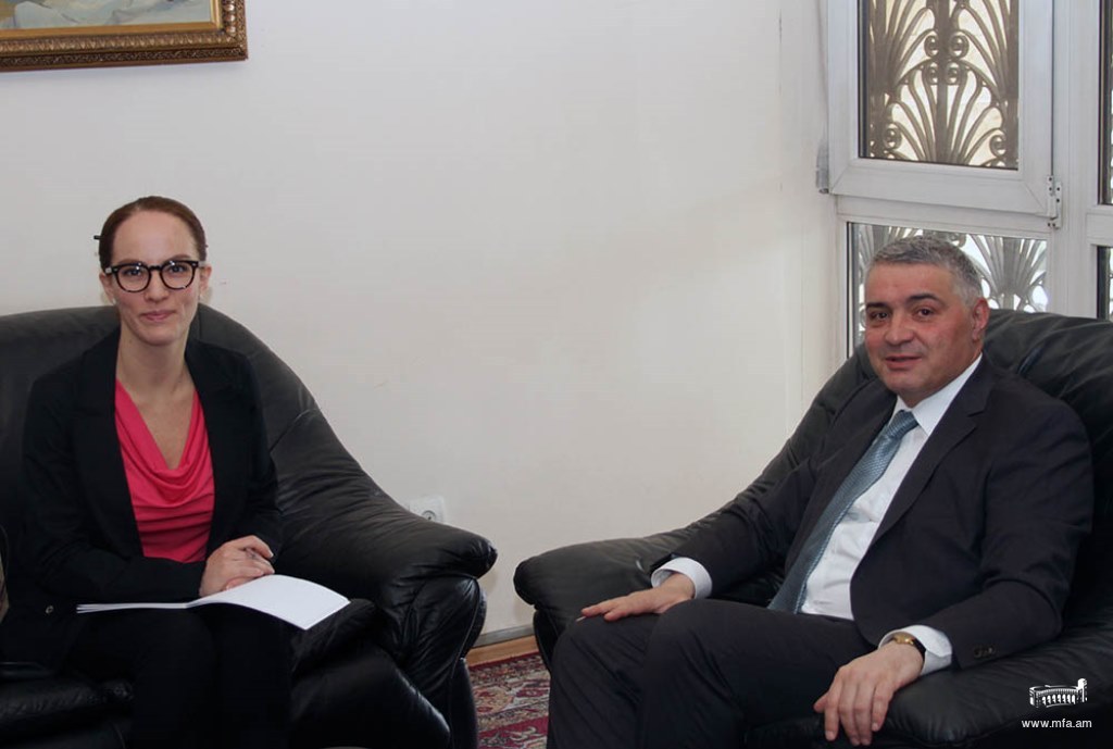 Deputy Foreign Minister Ashot Hovakimian received Chair of Foreign Affairs Committee of the Senate of the United Mexican States