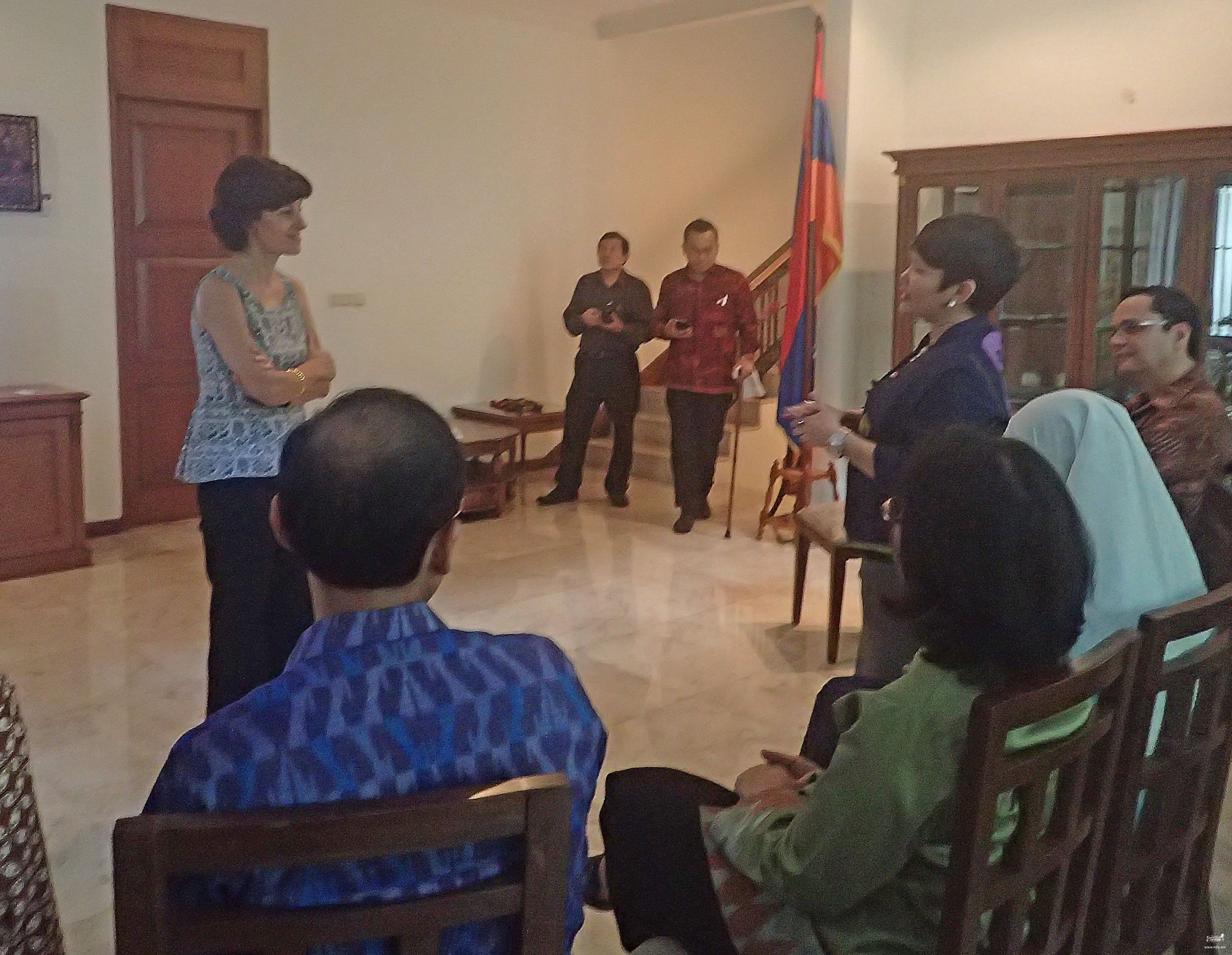 Դեսպան Աղաջանյանն ընդունեց Ինդոնեզիայի ԱԳՆ ուսումնական կենտրոնի վերապատրաստման դասընթացի մասնակիցներին