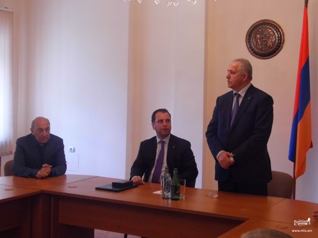 Մովսես Խորենացու մեդալի հանձնման արարողություն ՌԴ-ում ՀՀ դեսպանությունում