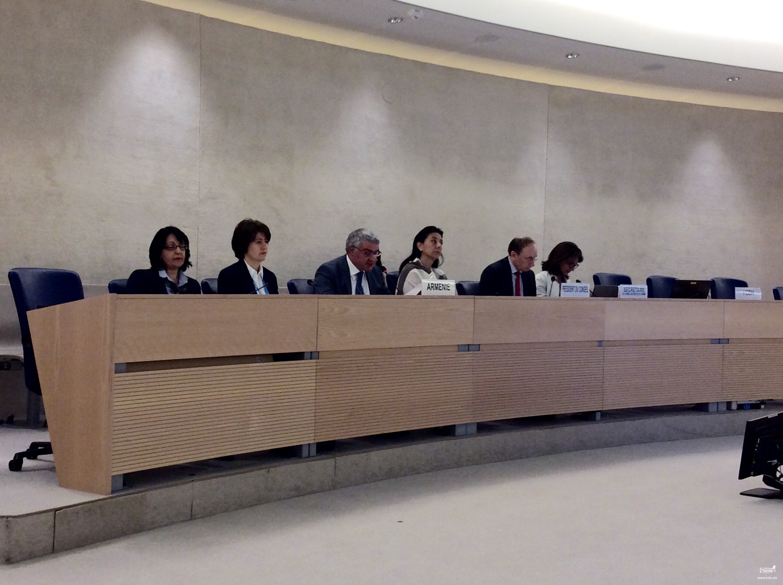 ՄԱԿ-ի Մարդու իրավունքների խորհուրդը հաստատեց Համընդհանուր պարբերական դիտարկման աշխատանքային խմբի զեկույցը Հայաստանի վերաբերյալ