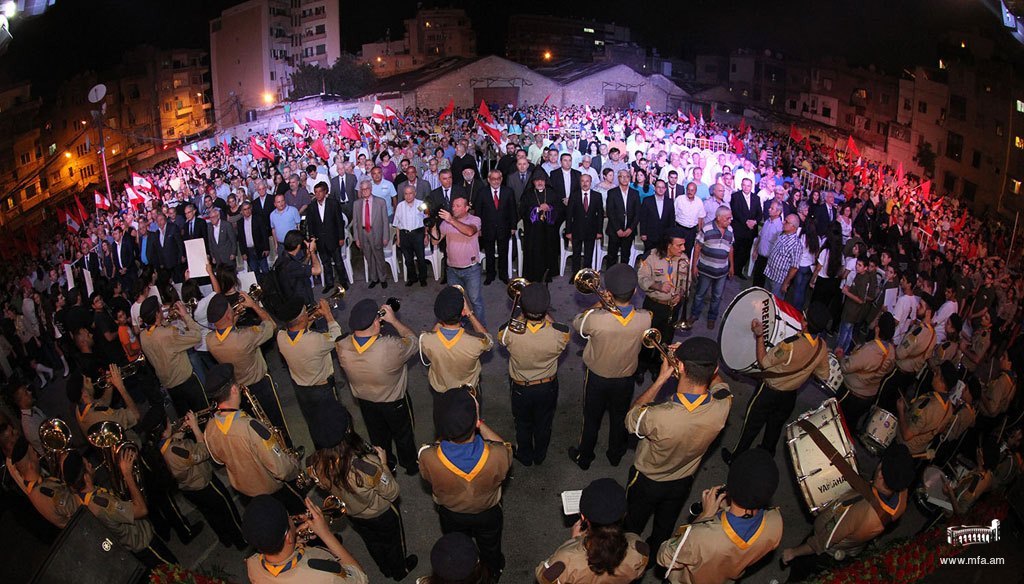 Դեսպան Քոչարյանը մասնակցեց Լիբանանի քաղաքացիական պատերազմի 40-ամյակին նվիրված ժողովրդային հանդիսությանը