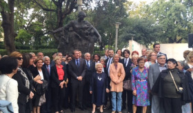 Հայոց ցեղասպանության 100-րդ տարելիցին նվիրված հուշարձանի բացման արարողություն Մարսելում