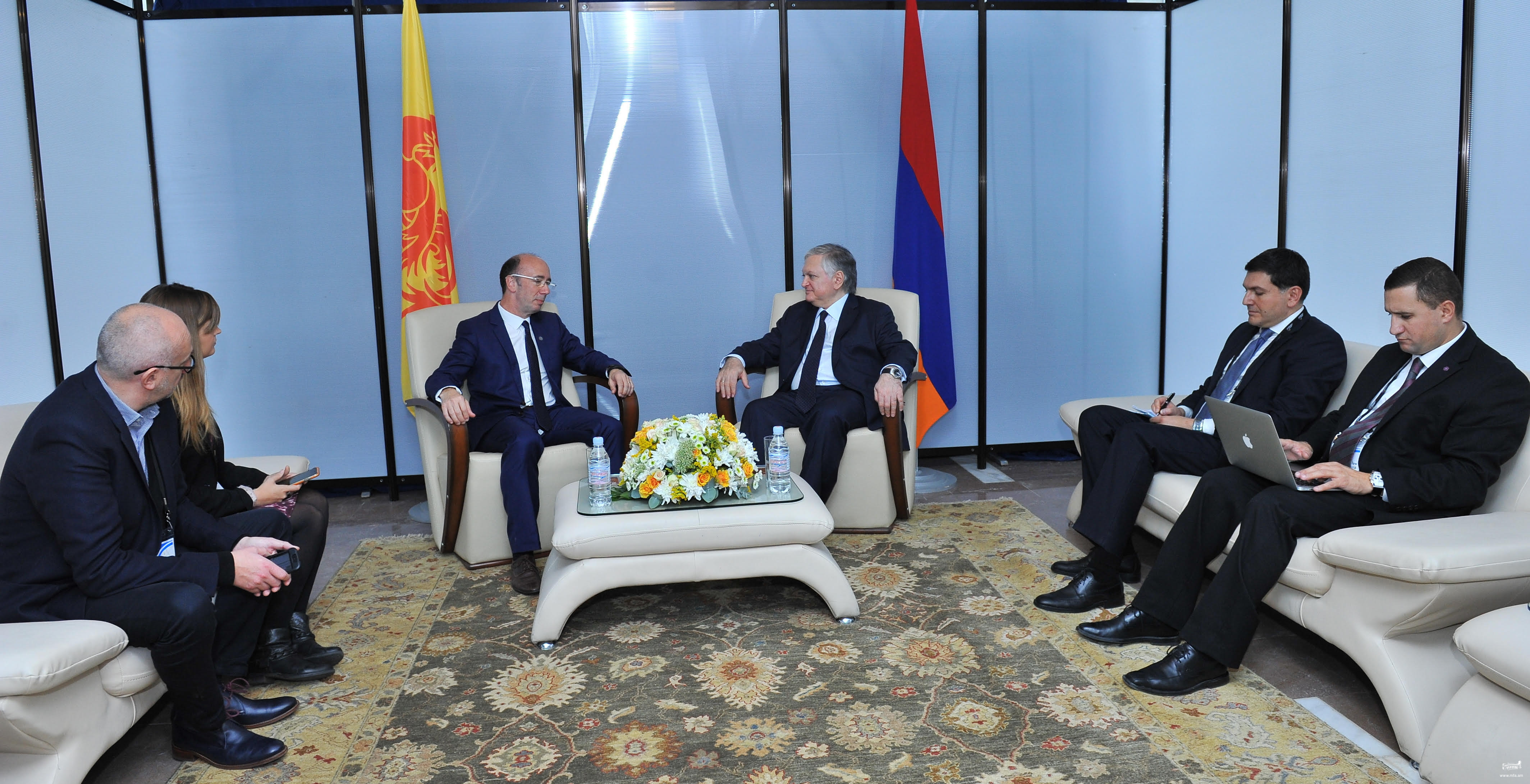 Meeting of Foreign Minister of Armenia and Minister-President of Belgium's Wallonie-Bruxelles