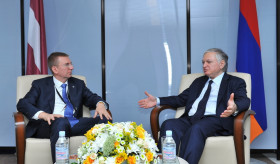 Հայաստանի և Լատվիայի արտգործնախարարների հանդիպումը