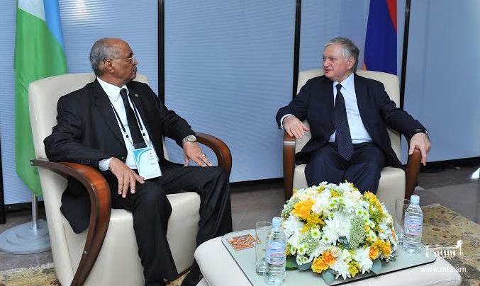 Meeting of Minister of Foreign Affairs of Armenia and Minister of Foreign Affairs and International Cooperation of Djibouti
