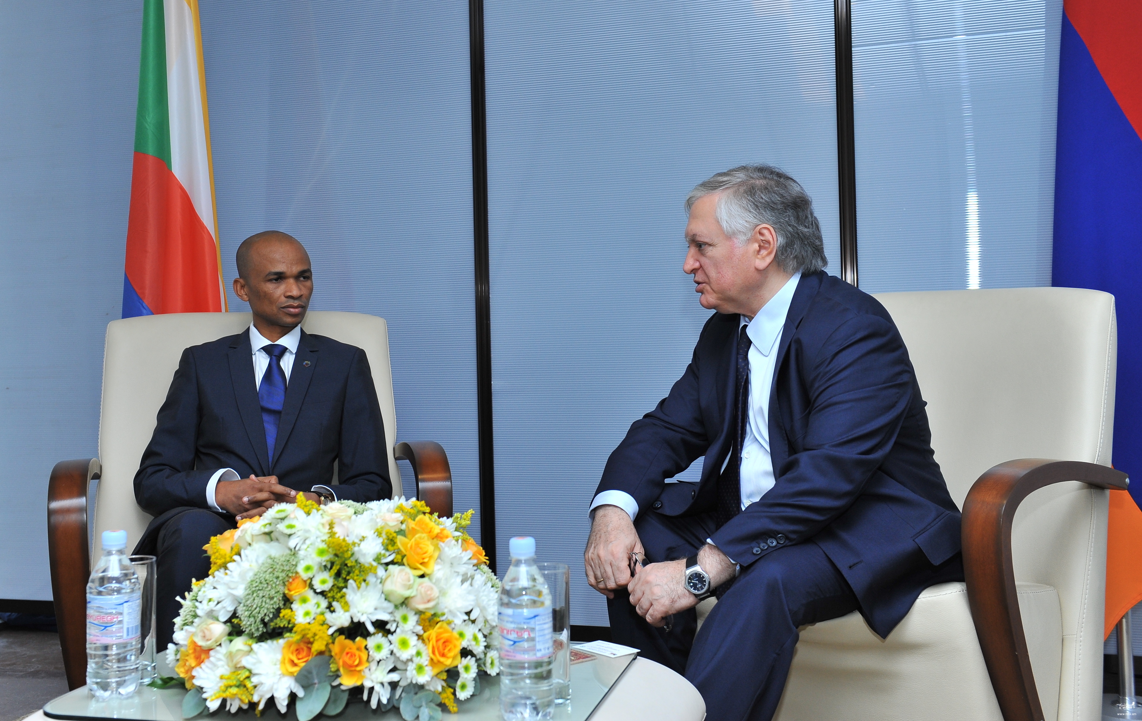 Meeting of Minister of Foreign Affairs of Armenia and Minister of External Relations and Cooperation of Comoros