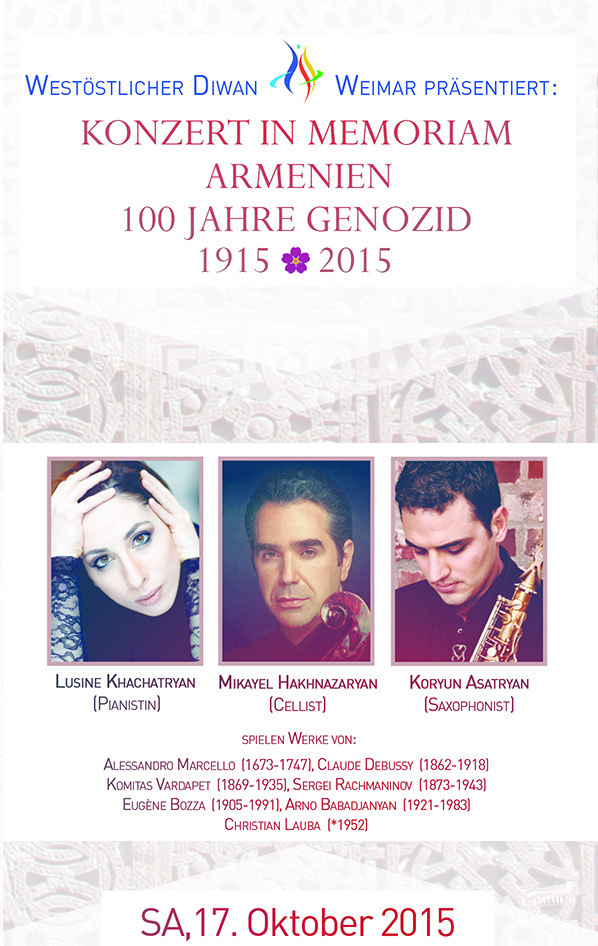 Հայոց Ցեղասպանության զոհերի հիշատակին նվիրված համերգ Գերմանիայի Էրֆուրտ քաղաքում