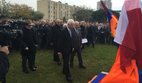 Հայոց ցեղասպանության 100-րդ տարելիցին նվիրված խաչքարի բացում Ֆրանսիայի Մարտիգ քաղաքում