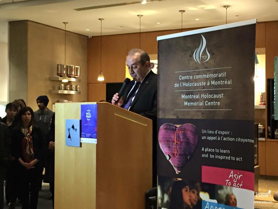 Exhibition dedicated to the Centennial of the Armenian Genocide and to the 100th Anniversary of the Battle of Musa Dagh held in Montreal