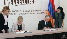 Meeting of the Foreign Ministers of Armenia and Sweden