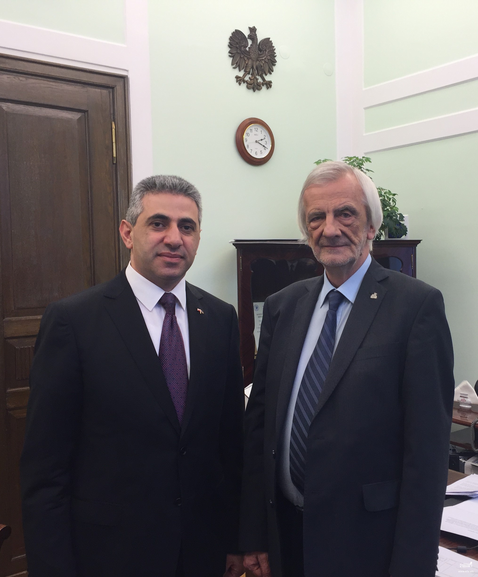 Դեսպան Ղազարյանի հանդիպումը Լեհաստանի Սեյմի փոխնախագահի հետ