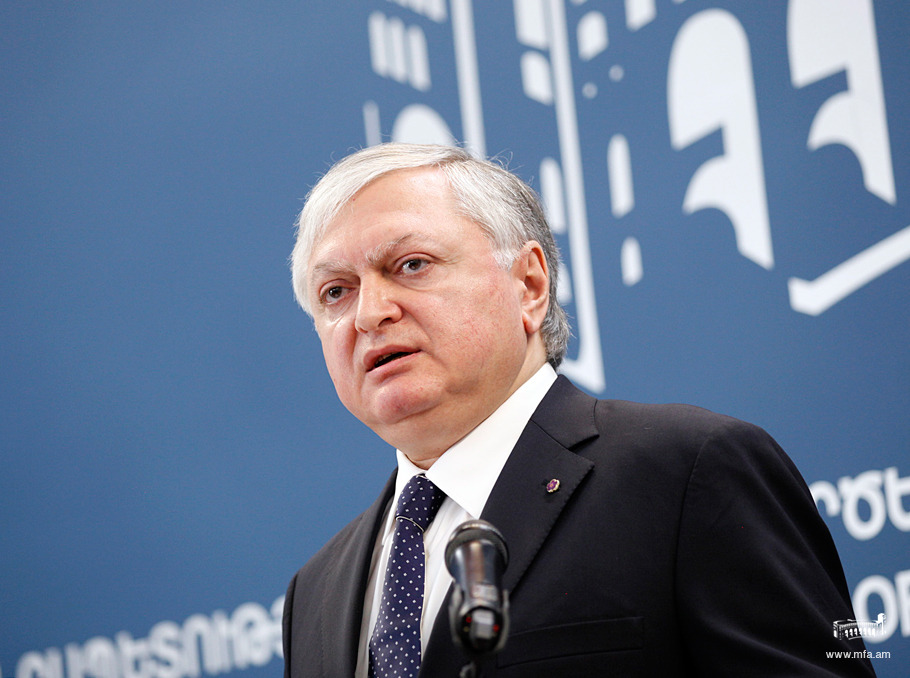 Phone calls of Foreign Minister of Armenia in regard with the situation in Nagorno-Karabakh conflict zone