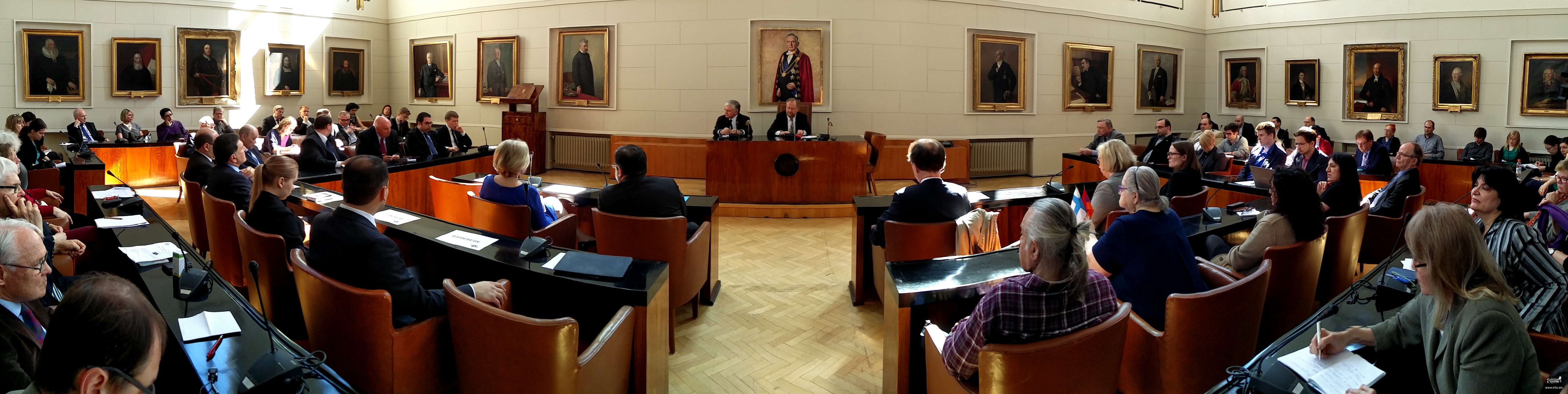 Edward Nalbandian delivered a speech at the University of Helsinki