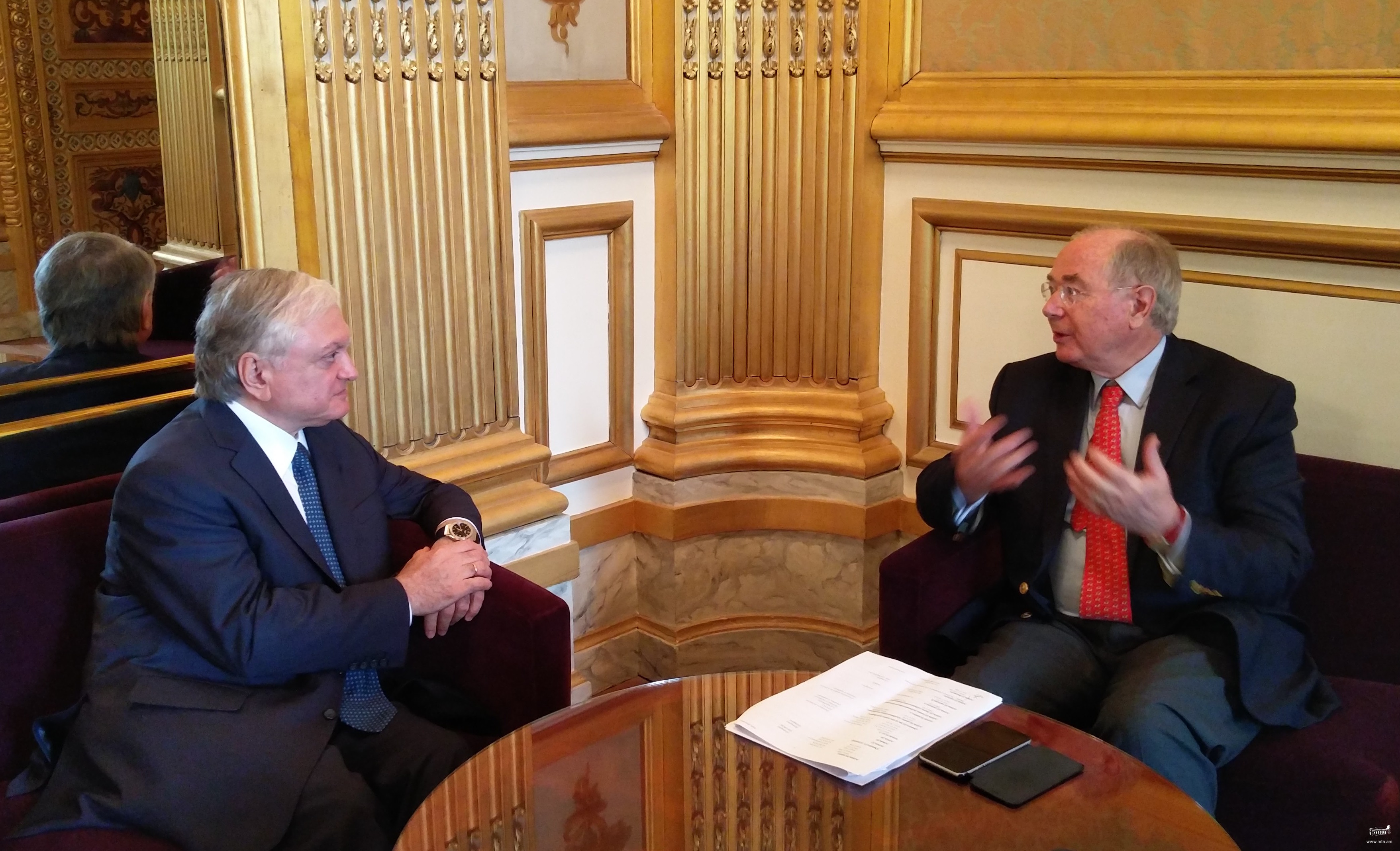 Foreign Minister of Armenia met Parliamentarians of France