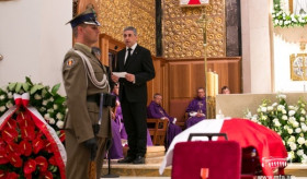 Reburial ceremony of  Jadwiga Zarugiewiczowa in Poland