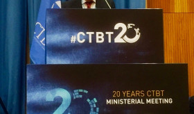 Փոխնախարար Հովակիմյանը ելույթ ունեցավ Միջուկային զենքի համապարփակ արգելման պայմանագրի 20-ամյակին նվիրված  նախարարական հանդիպմանը 