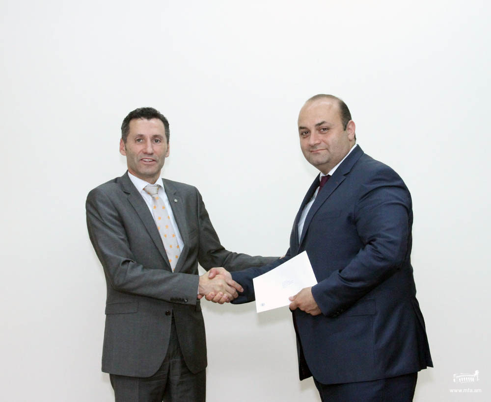 Փոխնախարար Հարությունյանի հանդիպումը ՄԱԿ-ի ՊԳԿ Եվրոպայի և Կենտրոնական Ասիայի տարածաշրջանային ներկայացուցչի տեղակալի հետ