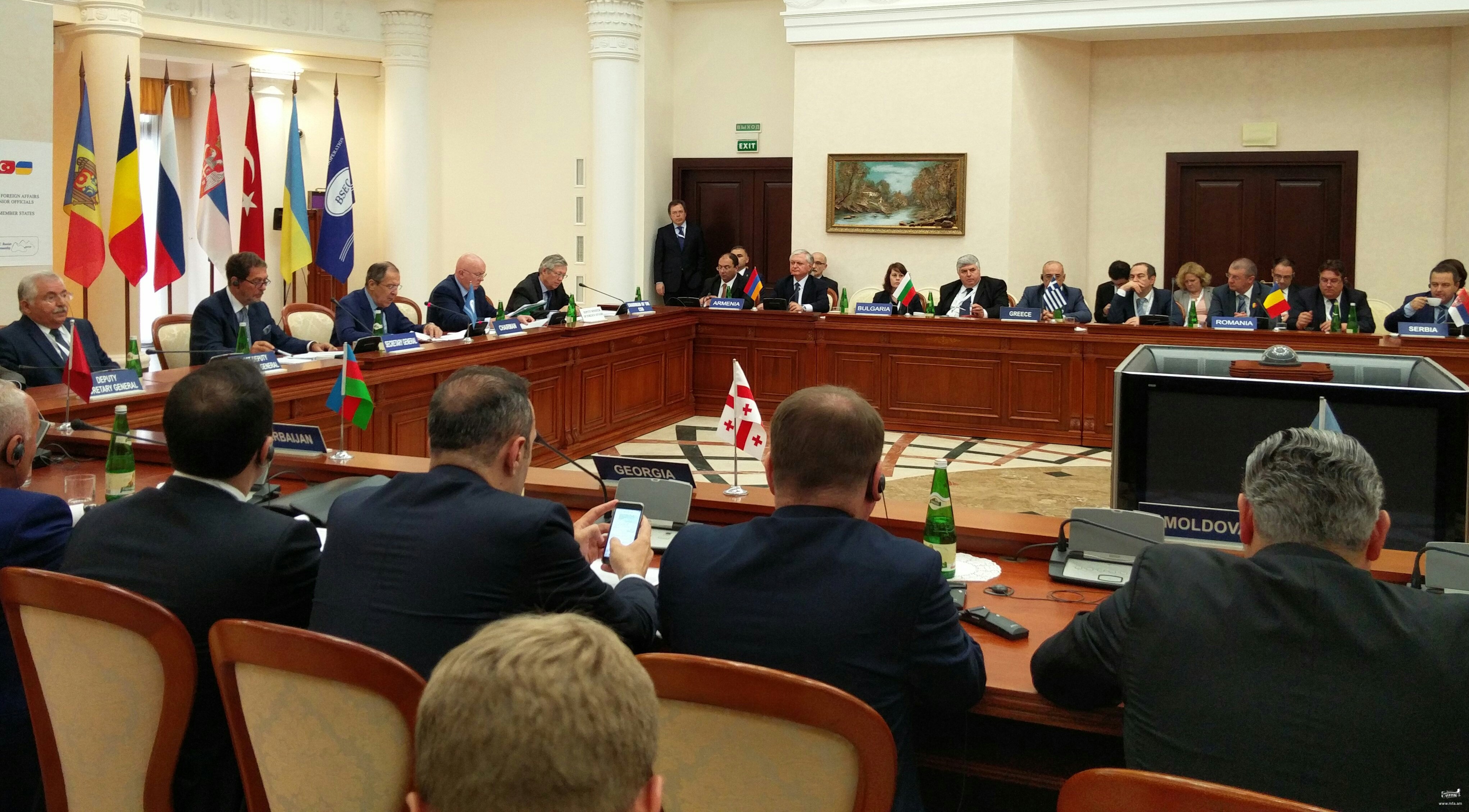 Minister of Foreign Affairs of Armenia participated in the 34th session of the BSEC Council of Ministers of Foreign Affairs
