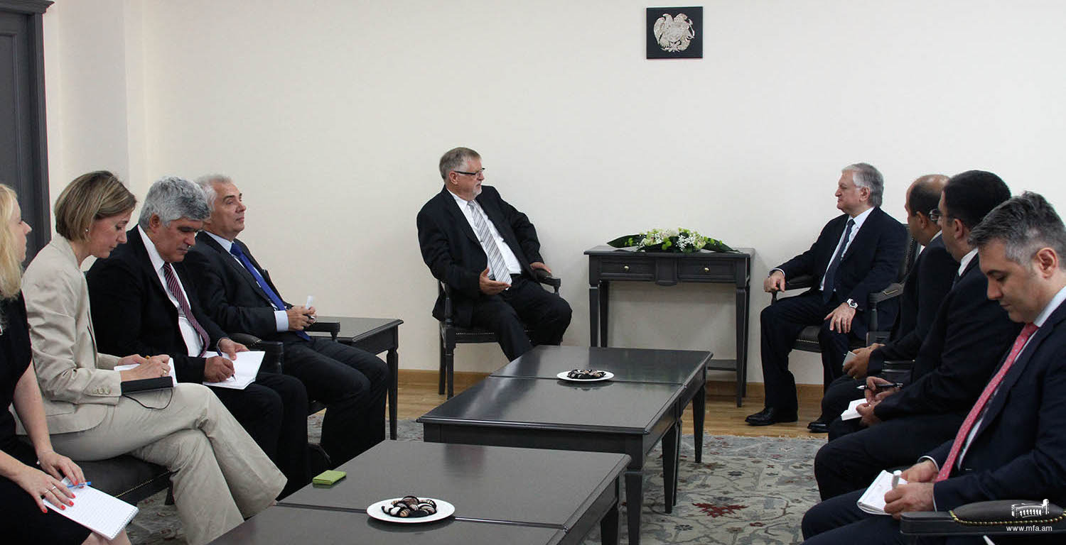 Minister of Foreign Affairs of Armenia received the EU Special Representative