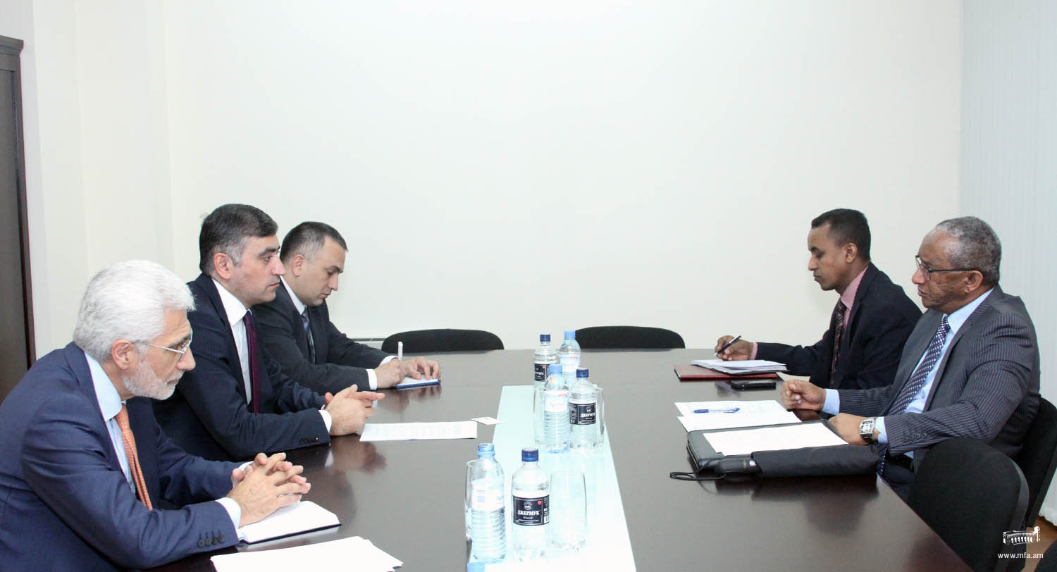 Newly-appointed Ambassador of Ethiopia presented the copies of his credentials to Deputy Foreign Minister