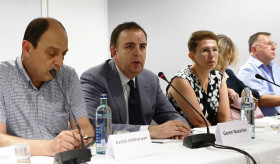 ԱԳ նախարարի տեղակալ Նազարյանը մասնակցեց Հայաստան-ԵՄ hարաբերությունների վերաբերյալ հանրային քննարկմանը
