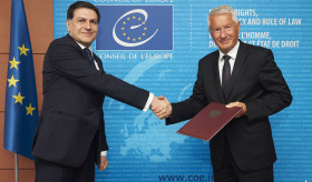 Եվրոպայի խորհրդում ՀՀ մշտական ներկայացուցիչ Պարույր Հովհաննիսյանի հավատարմագրերը հանձնեց Եվրոպայի խորհրդի գլխավոր քարտուղար Թորբյորն Յագլանդին
