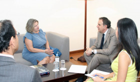 Newly-Appointed Ambassador of Greece Presented the Copies of his Credentials to Deputy Foreign Minister