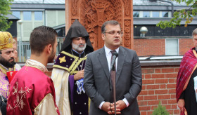 Հայոց ցեղասպանության զոհերի հիշատակին նվիրված առաջին խաչքարի բացում Շվեդիայում