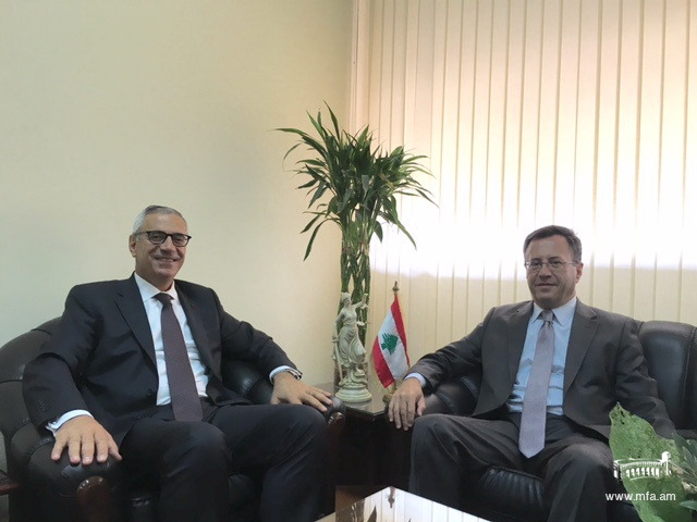 Դեսպան Մկրտչյանի հանդիպումը Լիբանանի վերաքննիչ դատարանի առաջին նախագահի հետ