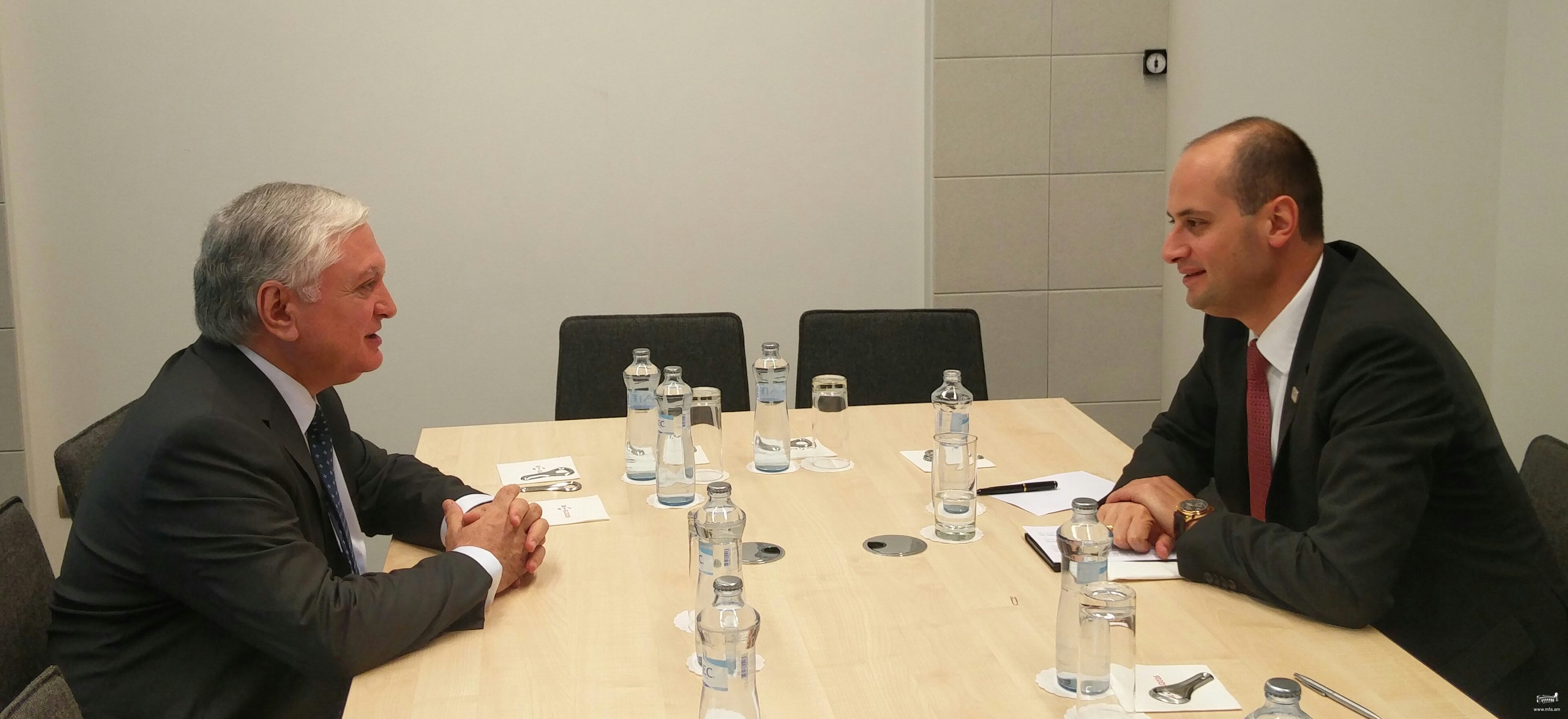 Meeting of Foreign Ministers of Armenia and Georgia