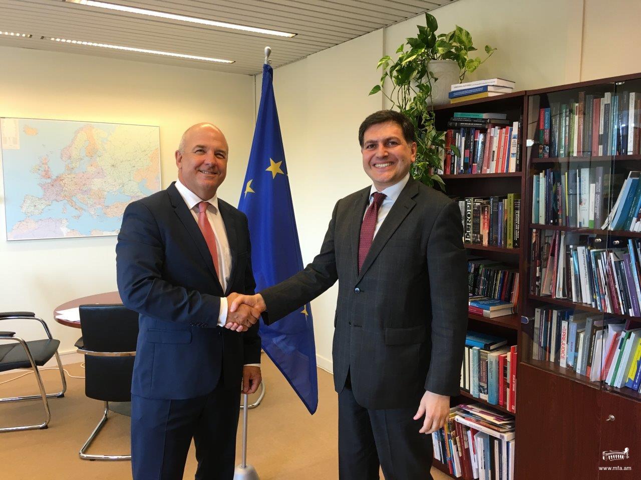ՀՀ մշտական ներկայացուցչի հանդիպումը Մարդու իրավունքների ԵԽ հանձնակատարի հետ