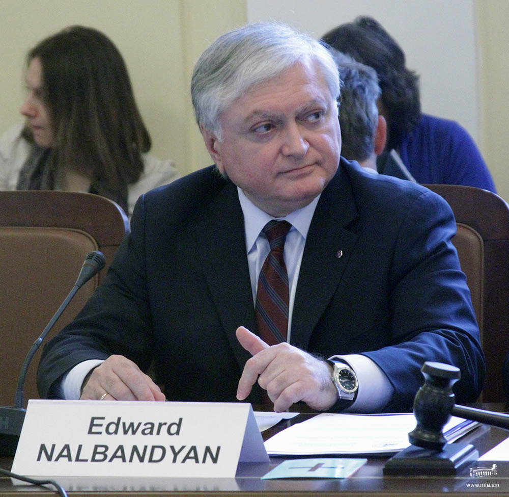 The statement by Foreign Minister Edward Nalbandian on the adoption in the Senate of France of the provision on criminalization the denial of the Armenian Genocide