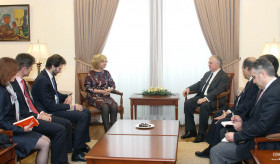 Հայաստանի արտգործնախարարն ընդունեց Միգրացիոն քաղաքականության զարգացման միջազգային կենտրոնի գլխավոր տնօրենի տեղակալին