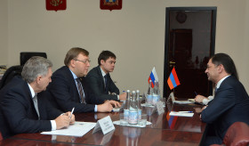Դոնի Ռոստովում ՀՀ գլխավոր հյուպատոսի հանդիպումը Ռոստովի մարզի Օրենսդիր ժողովի նորընտիր նախագահի հետ