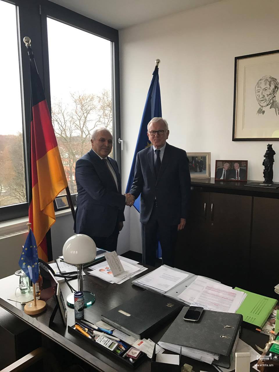 Դեսպան Սմբատյանի հանդիպումը &laquo;Կոնրադ Ադենաուեր&raquo;  հիմնադրամի նախագահի հետ