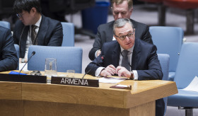Ambassador Mnatsakanyan participated in the UN Security Council’s Open Debate on conflicts in Europe