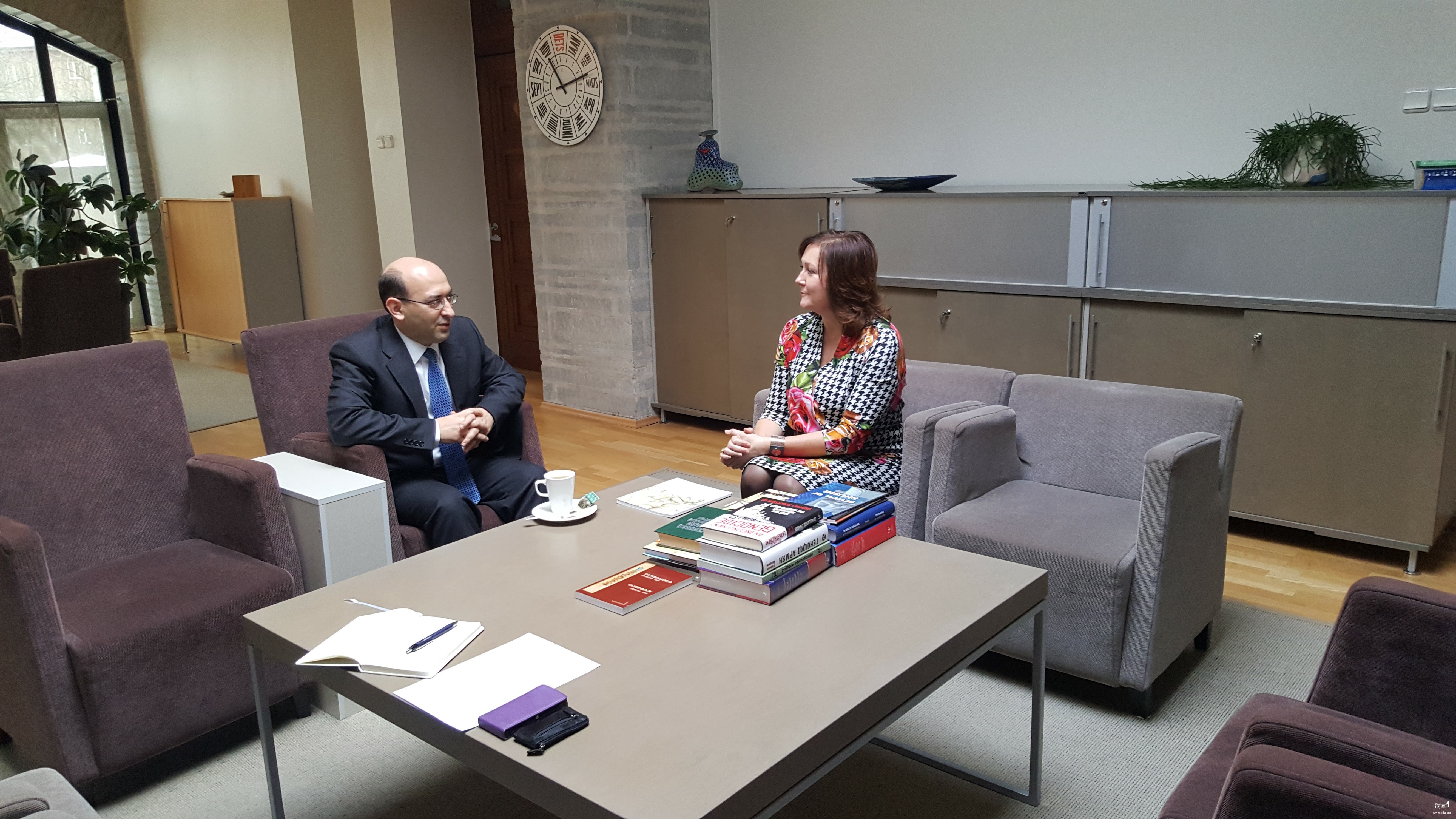 Դեսպան Մկրտչյանի հանդիպումները Տալլինում