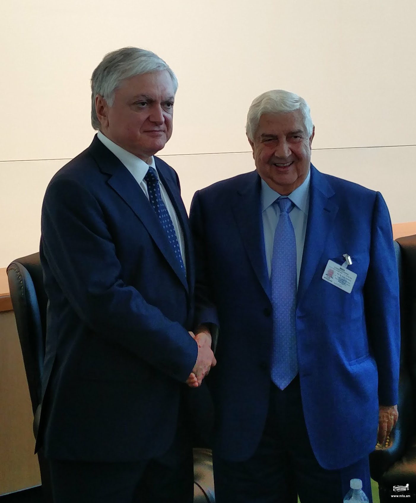 25th anniversary of establishment of diplomatic relations between Armenia and Syria