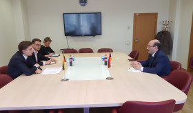 Դեսպան Մկրտչյանի հանդիպումը Լիտվայի Էկոնոմիկայի նախարար հետ
