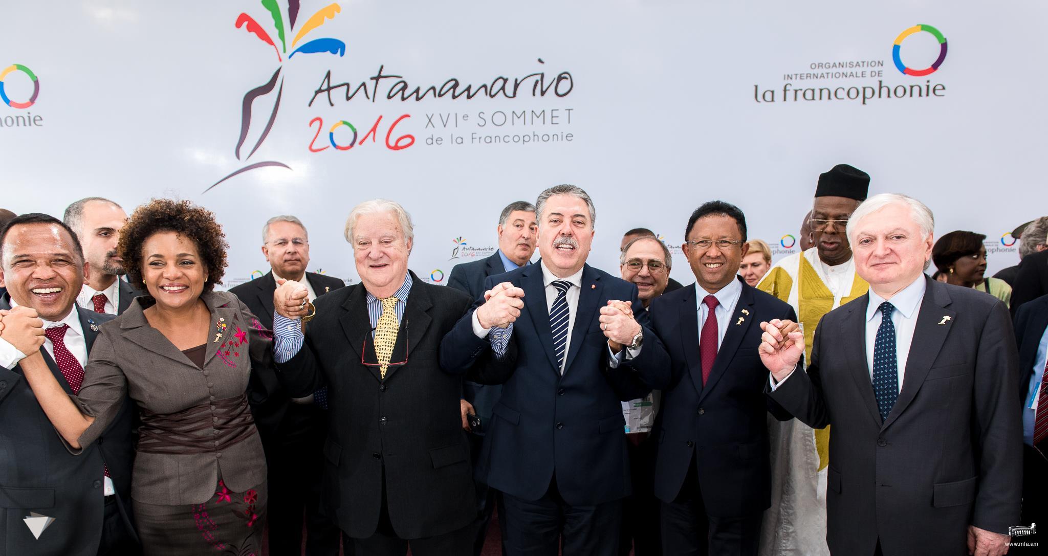 Message d’Edward Nalbandian, Ministre des Affaires étrangères à l'occasion de la Journée internationale de la Francophonie