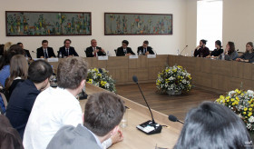 ՀՀ ԱԳ նախարարի տեղակալ Աշոտ Հովակիմյանի հանդիպումը Եվրոպայի քոլեջի ուսանողների հետ
