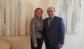 Դեսպան Մկրտչյանի հանդիպումը Լիտվայի մշակույթի նախարարի հետ