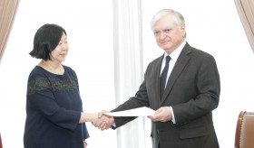 Մոնղոլիայի նորանշանակ դեսպանն իր հավատարմագրերի պատճենը հանձնեց արտաքին գործերի նախարարին