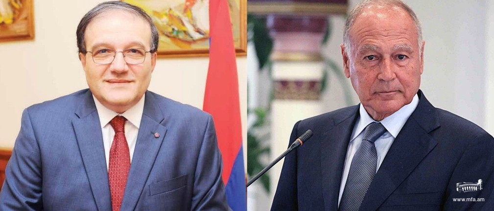 Ambassador Melkonian met with Ahmed Aboul Gheit, Secretary General of the Arab League