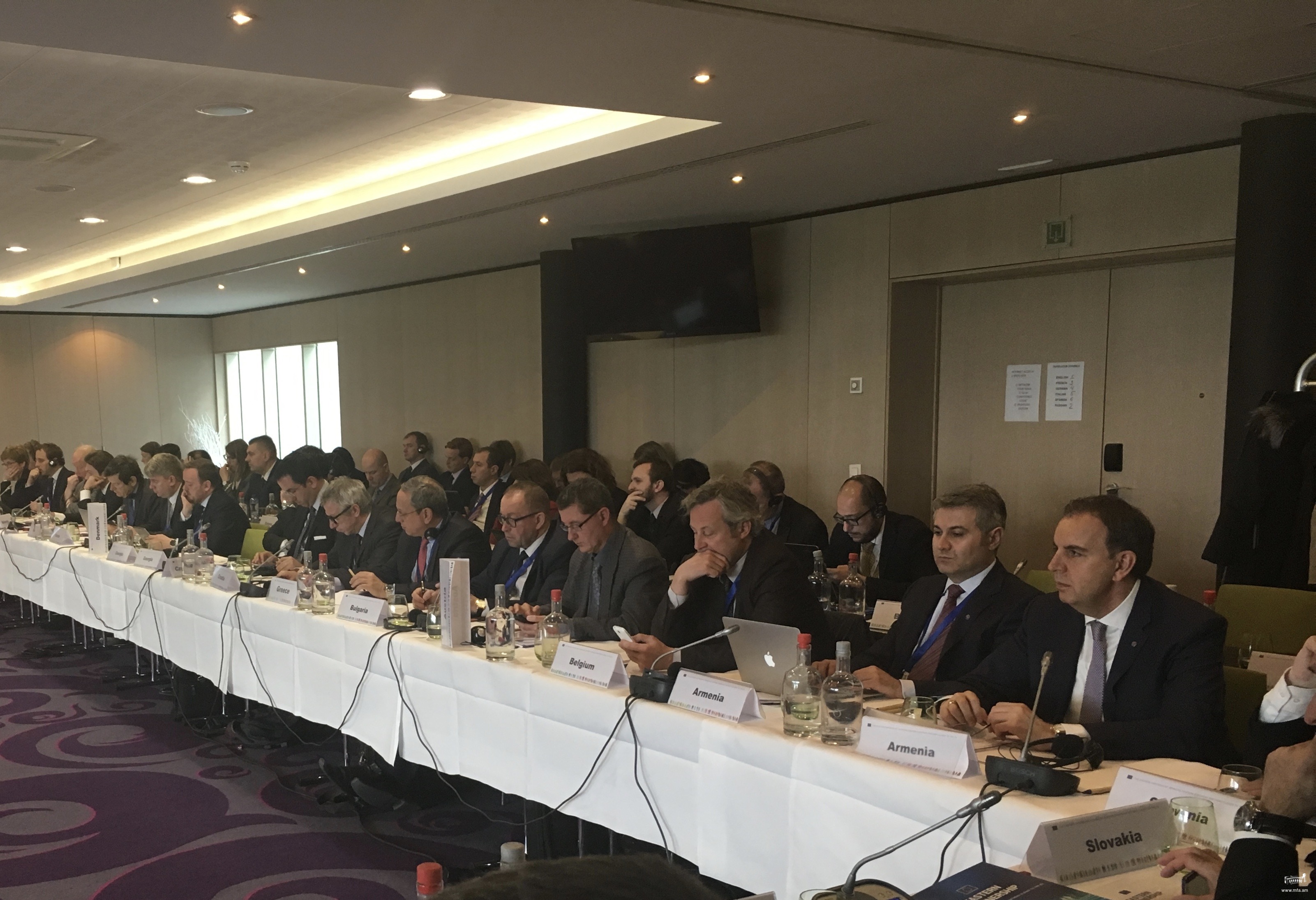 Deputy Foreign Minister Garen Nazarian participated in the  Eastern Partnership senior officials meeting