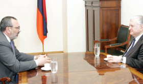 Էդվարդ Նալբանդյանի և Կարեն Միրզոյանի հանդիպումը