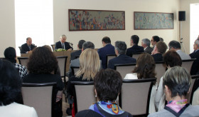 Էդվարդ Ջերեջյանը ելույթ ունեցավ ԱԳՆ ղեկավարի կազմի առջև